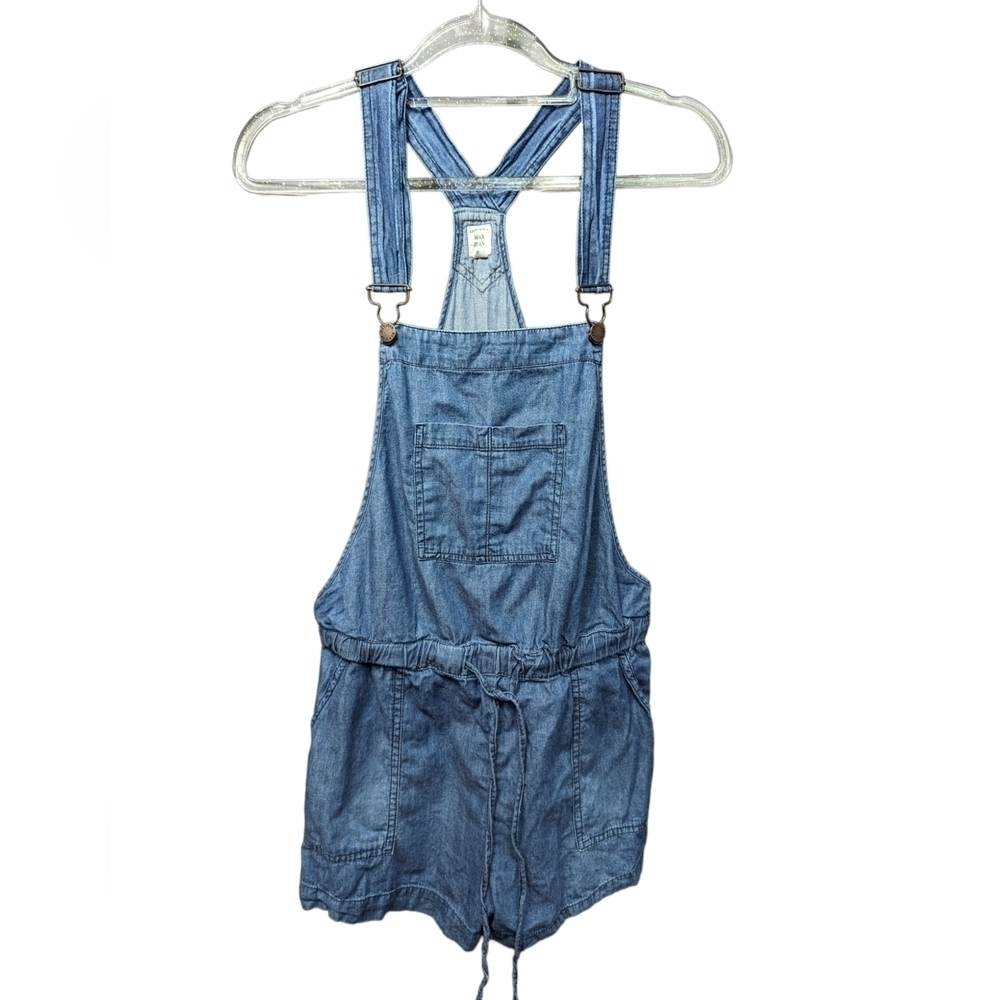 Wax Jean Romper Overalls Sz S